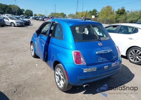 2016 Fiat 500 Easy z USA, uszkodzony, nr VIN 3C3CFFKR0GT152632